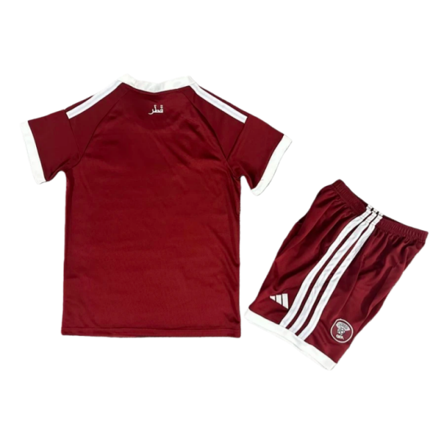 Kids Qatar Home Jersey Kit World Cup 2026 - Imagen 2