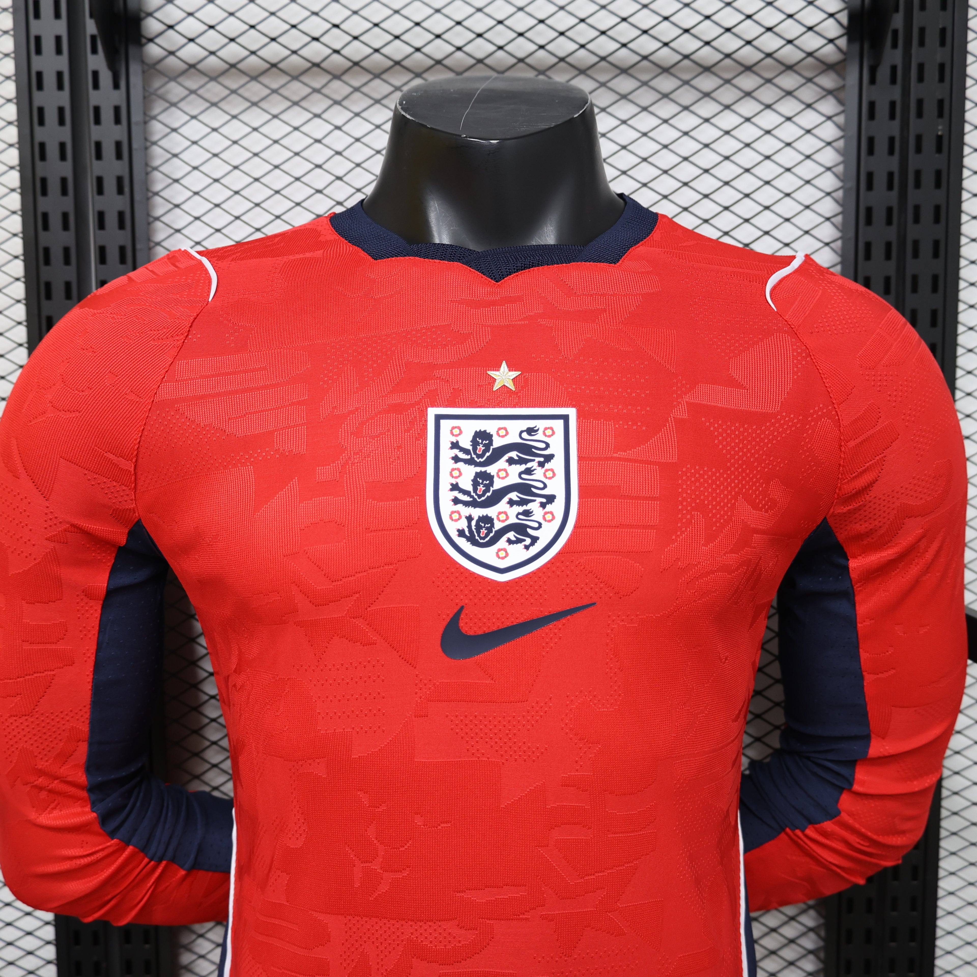 England Away Long Sleeves Jersey Player Version World Cup 2026 - Imagen 3